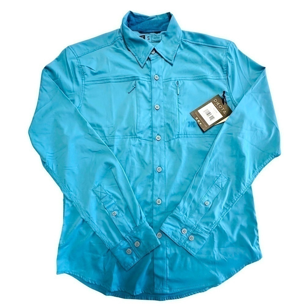 Dakota‎ Grizzly Boone Long Sleeve Shirt Mens S Athletic Fishing PGA Outdoors BKE